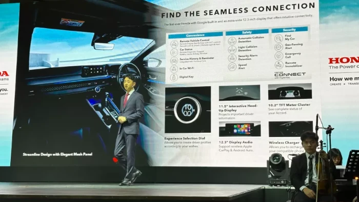 Teknologi Konektivitas Canggih Lengkapi Kenyamanan di All New Honda Accord RS e:HEV